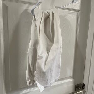 Ulla Popken White Cropped Pants